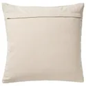 IKEA KUSTFLY КУСТФЛЮ, чехол на подушку, бежевый / черный, 50x50 см 305.022.60 фото thumb №4