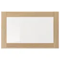 IKEA SINDVIK СИНДВИК, стеклянная дверь, под беленый дуб / прозрачное стекло, 60x38 см 502.963.15 фото thumb №1