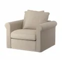 IKEA GRÖNLID ГРЕНЛІД, чохол для крісла, Горбистий бежевий 405.174.35 фото thumb №1