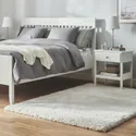 IKEA VOLLERSLEV ВОЛЛЕРСЛЕВ, килим, довгий ворс, білий, 133x195 см 704.925.70 фото thumb №3