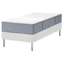 IKEA LYNGÖR ЛИНГЁР, тахта, Vågstranda medium hard / light blue white, 90x200 см 595.540.79 фото thumb №1