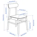 IKEA RÖNNINGE РЕННІНГЕ, стілець, береза 104.225.04 фото thumb №9