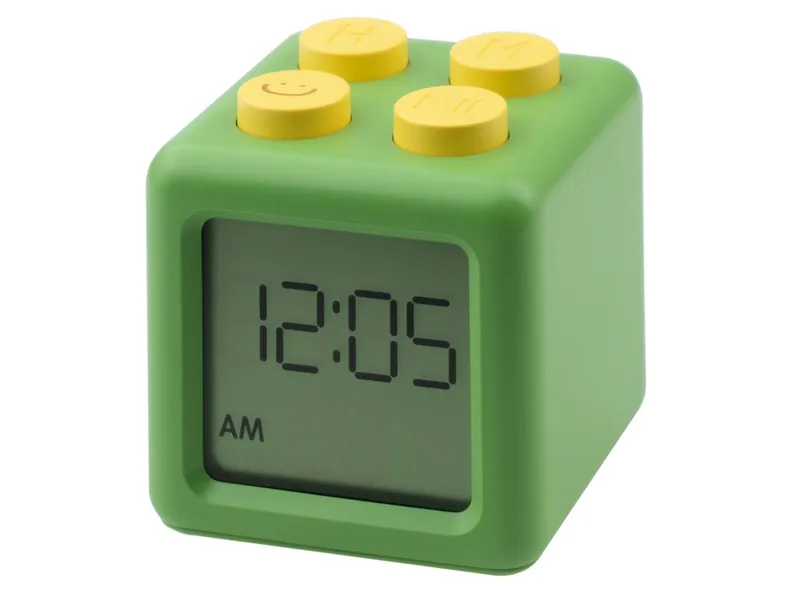 BRW Будильник Mary's Alarm Clock Block Green 096840 фото №1