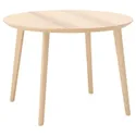IKEA LISABO ЛИСАБО, стол, шпон ясеня, 105 см 404.164.98 фото thumb №1