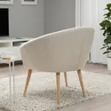IKEA GLAMSEN ГЛАМСЕН, крісло, бежевий 905.449.45 фото thumb №4