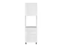 BRW Кухонный шкаф для встраиваемого духового шкафа Tapo Specjal 60 см левосторонний с ящиками soft-close белый экрю, альпийский белый/экрю белый FK_DPS_60/207_2STB/STB/L-BAL/BIEC фото
