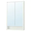 IKEA FAXÄLVEN ФАКСЭЛВЕН, зеркальный шкаф с подсветкой, белый, 60x15x95 см 295.167.10 фото thumb №1
