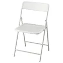 IKEA TORPARÖ ТОРПАРЕ, стілець, кімнатний/вуличний, складаний білий/сірий 005.378.50 фото thumb №1