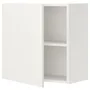 IKEA ENHET ЕНХЕТ, настінна шафа з 1полицею / дверцятами, білий, 60x32x60 см 093.210.11 фото