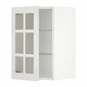 IKEA METOD МЕТОД, навісна шафа,полиці / скляні дверцята, білий / стенсундський білий, 40x60 см 194.667.44 фото thumb №1