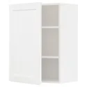 IKEA METOD МЕТОД, навесной шкаф с полками, белый Энкёпинг / белая имитация дерева, 60x80 см 594.734.60 фото thumb №1