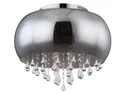 BRW Стельовий світильник Kalla 5-точковий скляний сріблястий 072550 фото thumb №1