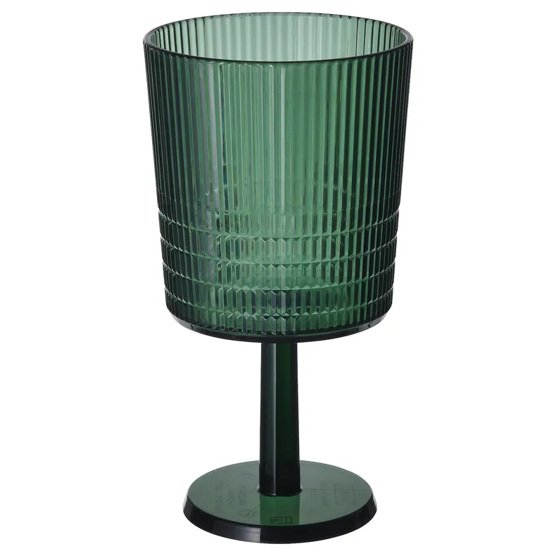 IKEA KALLSINNIG КЭЛЛЬСИННИГ, бокал для вина, зелёный пластик, 32 кл 805.710.53 фото №1