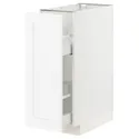 IKEA METOD МЕТОД / MAXIMERA МАКСІМЕРА, підлог шафа / висувна внутрішн секція, білий Енкопінг / білий імітація дерева, 30x60 см 294.734.09 фото thumb №1