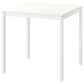 IKEA MELLTORP МЕЛЬТОРП, стіл, білий, 75x75 см 390.117.81 фото