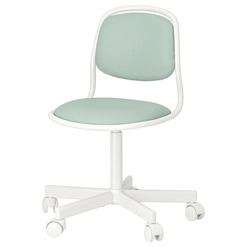 IKEA ÖRFJÄLL ОРФЬЄЛЛЬ, дитяче робоче крісло, білий / салатовий / світло-зелений 705.414.29 фото №1