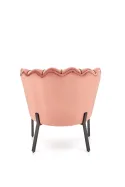 Мягкое кресло HALMAR ANGELO розовый/черный фото thumb №9