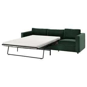 IKEA VIMLE ВІМЛЕ, 3-місний диван-ліжко, Джупард темно-зелений 895.372.67 фото