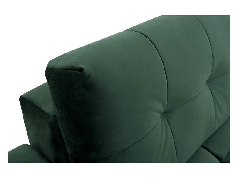 BRW Трехместный диван-кровать Belmira с велюровым ящиком зеленого цвета, Ривьера 38 Зеленый SO3-BELMIRA-LX_3DL-GR1_BA42EB фото №8
