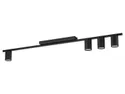 BRW Logan Black 4-позиционный металлический потолочный светильник черного цвета 087453 фото thumb №4