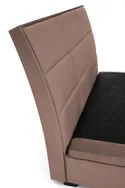 Кровать двуспальная HALMAR CONTINENTAL 2 Velvet 160х200 см - обивка бежевая фото thumb №4