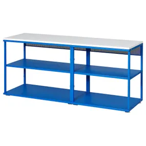 IKEA PLATSA ПЛАТСА, открытый стеллаж, голубой, 140x42x63 см 495.217.01 фото