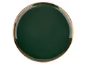 BRW Aurora Gold, Десертная тарелка темно-зеленая 077818 фото thumb №1