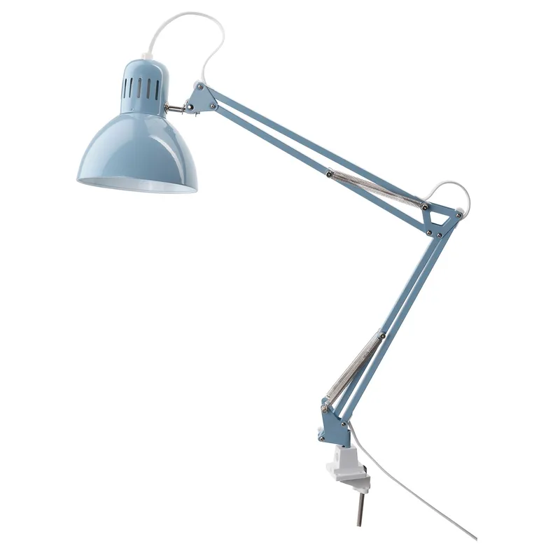 IKEA TERTIAL ТЕРЦІАЛ, робоча лампа, світло-блакитний 205.042.88 фото №1
