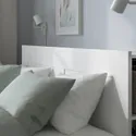 IKEA BRIMNES БРИМНЭС, каркас кровати с изголовьем, белый / Линдбоден, 140x200 см 194.948.79 фото thumb №7