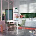 IKEA VIHALS, таблица, белый/белый, 125x74 см 395.785.09 фото thumb №2