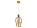 BRW Стеклянный подвесной светильник Lagri золотой 093030 фото thumb №1