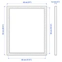 IKEA FISKBO ФИСКБУ, рама, Светло-серо-зеленый, 40x50 см 005.849.31 фото thumb №5