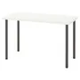 IKEA LAGKAPTEN ЛАГКАПТЕН / ADILS АДІЛС, письмовий стіл, білий/темно-сірий, 120x60 см 194.167.68 фото