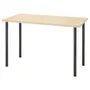 IKEA MITTCIRKEL МИТТЦИРКЕЛЬ / ADILS АДИЛЬС, письменный стол, темно-серый с эффектом живой сосны, 120x60 см 495.086.72 фото