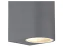 BRW Вуличний настінний світильник Veronika 15см 2-місний алюмінієвий сірий 093000 фото thumb №4