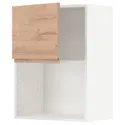 IKEA METOD МЕТОД, шафа навісна для мікрохвильової печ, білий / Voxtorp імітація. дуб, 60x80 см 794.635.87 фото thumb №1