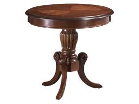 Журнальный столик круглый деревянный SIGNAL NEVADA D, 60x60 см, темный орех фото