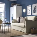IKEA HYLTARP ХЮЛЬТАРП, 2-місний диван-ліжко, Hemmesta світло-бежевий 495.148.71 фото thumb №3