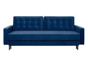 BRW Трехместный диван-кровать Bloom с велюровым хранилищем, темно-синий, Соло 263 синий SO3-BLOOM-LX_3DL-G1_B87958 фото