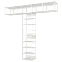 IKEA PLATSA ПЛАТСА, открытый стеллаж, белый, 300x42x281 см 394.369.73 фото thumb №1