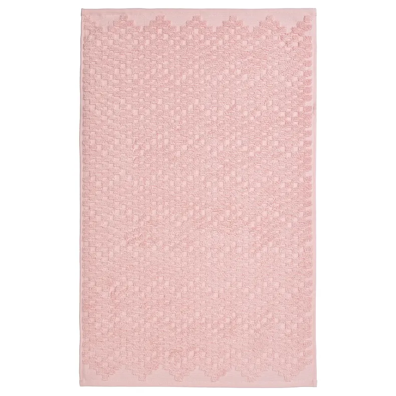 IKEA FJÄLLKATTFOT ФЙЕЛЛКАТТФОТ, килимок для ванної кімнати, блідо-рожевий, 50x80 см 305.800.26 фото №1