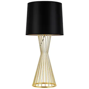 BRW Настольная лампа 85 см черно-золотая FILO TABLE classic 5904323448912 фото