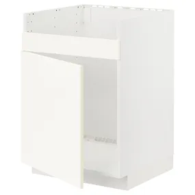 IKEA METOD МЕТОД, напольный шкаф для мойки ХАВСЕН, белый / Вальстена белый, 60x60 см 795.071.38 фото
