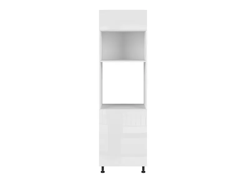 BRW Кухонный шкаф для встраиваемого духового шкафа Tapo Specjal высотой 60 см слева белый экрю, альпийский белый/экрю белый FK_DPS_60/207_L/O-BAL/BIEC фото №1