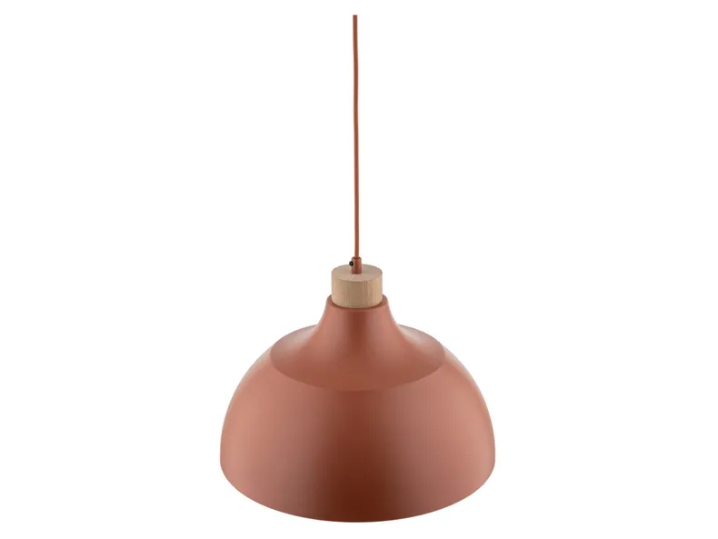 BRW Металлический подвесной светильник с колпаком красного цвета 095003 фото №5