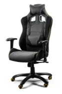 Кресло компьютерное офисное вращающееся HALMAR EVOLVE PRO черный/серый/оранжевый фото thumb №1