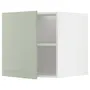 IKEA METOD МЕТОД, верхний шкаф д / холодильн / морозильн, белый / светло-зеленый, 60x60 см 794.871.40 фото