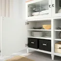 IKEA BESTÅ БЕСТО, комбинация для хранения с дверцами, белый / Суттервикен / Каббарп белое прозрачное стекло, 180x42x114 см 693.877.73 фото thumb №3