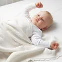 IKEA GULSPARV ГУЛСПАРВ, одеяло детское, белый, 70x90 см 404.271.09 фото thumb №2