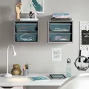 IKEA TROFAST ТРУФАСТ, настенный модуль для хранения, серый/серо-голубой, 34x21x30 см 895.160.95 фото thumb №2